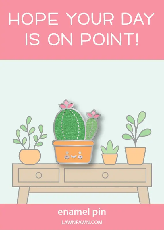 Lawn Fawn - On Point Enamel Pin
