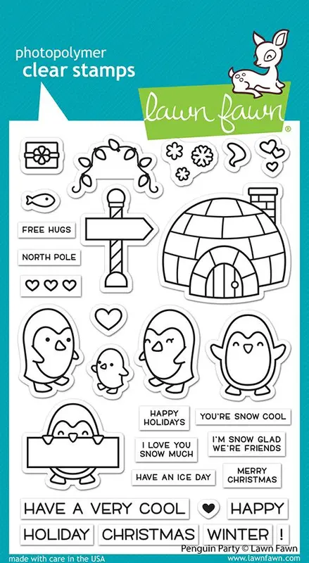 Lawn Fawn - Penguin Party