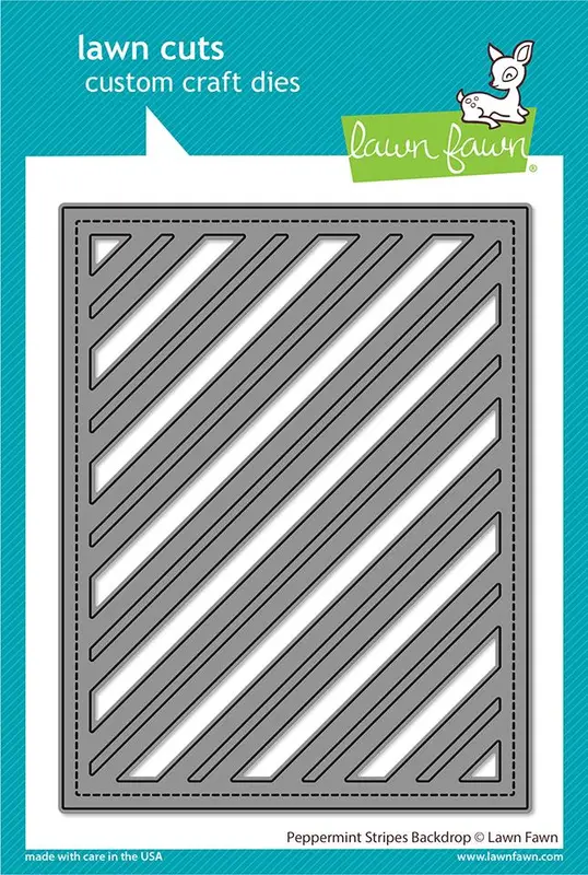 Lawn Fawn - Peppermint Stripes Backdrop
