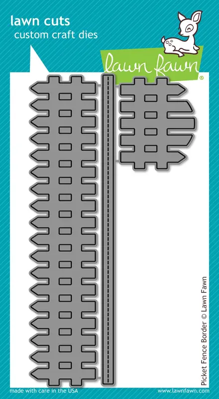 Lawn Fawn - Picket Fence Border