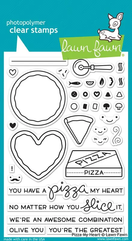 Lawn Fawn - Pizza My Heart