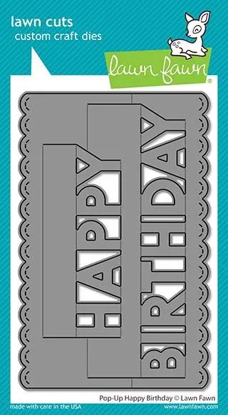Lawn Fawn - Pop-Up Happy Birthday