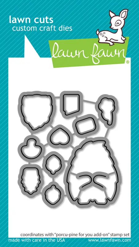 Lawn Fawn - Porcu-Pine For You Add-On Lawn Cuts