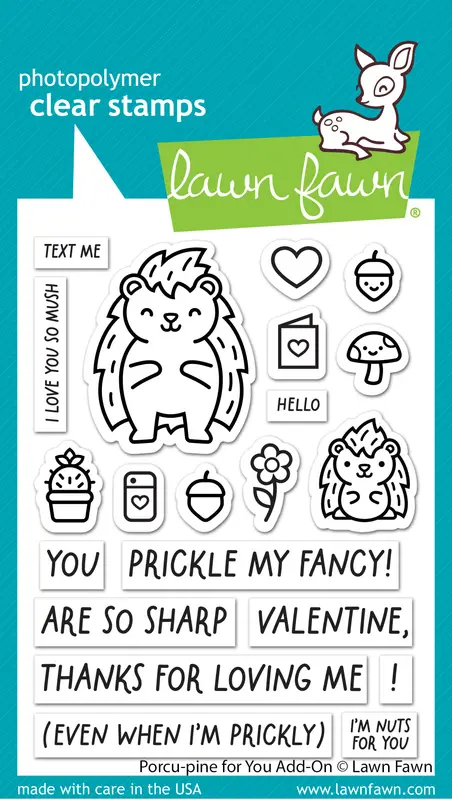 Lawn Fawn - Porcu-Pine For You Add-On