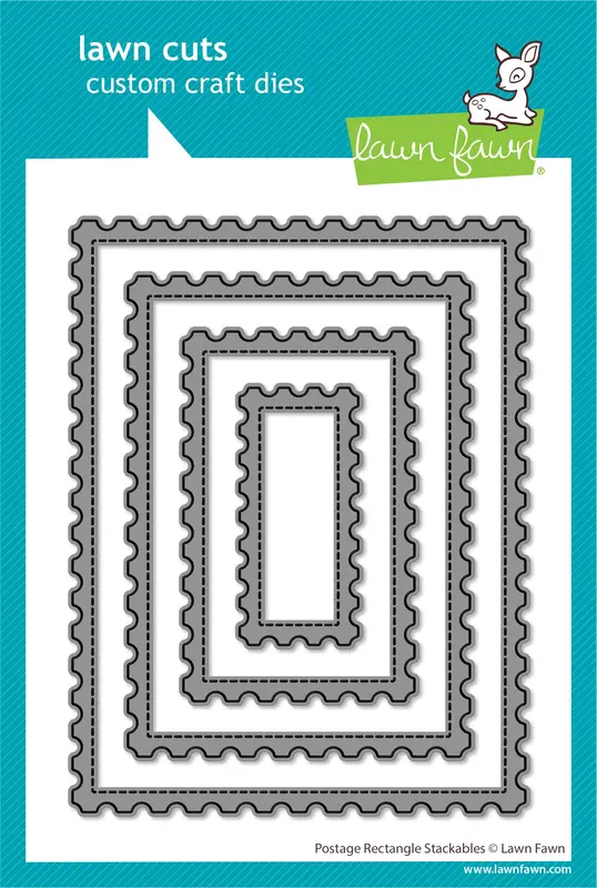 Lawn Fawn - Postage Rectangle Stackables