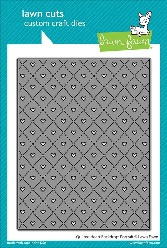 Lawn Fawn - Quilted Heart Backdrop