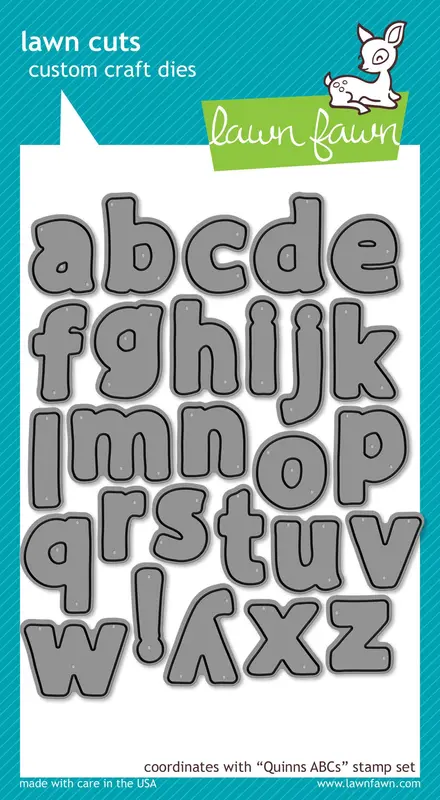 Lawn Fawn - Quinn's ABCs Lawn-Cuts