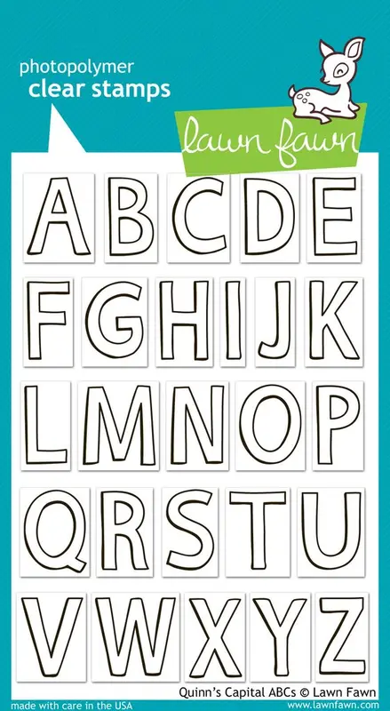 Lawn Fawn - Quinn's Capital ABCs