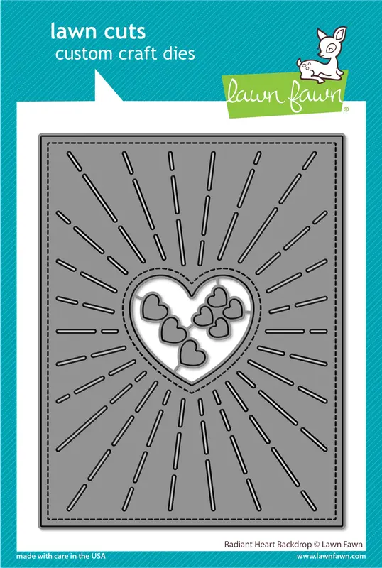 Lawn Fawn - Radiant Heart Backdrop