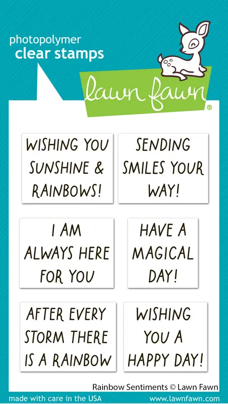 Lawn Fawn - Rainbow Sentiments