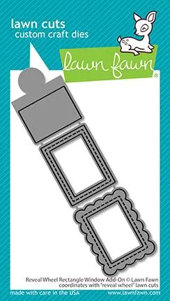 Lawn Fawn - Reveal Wheel Rectangle Window Add-On