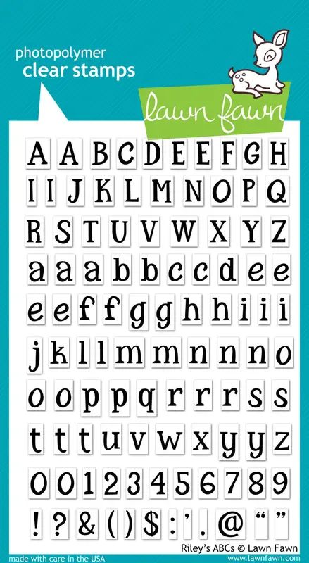 Lawn Fawn - Riley's Abcs