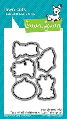 Lawn Fawn - Say What? Christmas Critters Lawn-Cuts