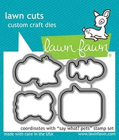 Lawn Fawn - Say What? Pets - Lawn Cuts