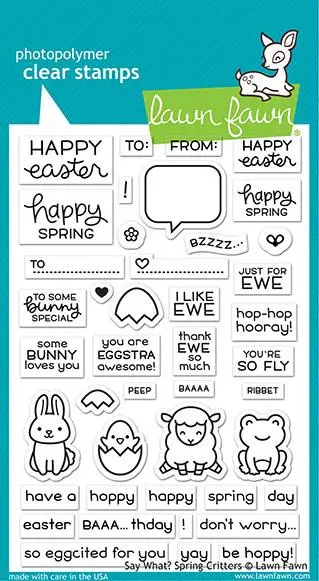 Lawn Fawn - Say What? Spring Critters