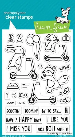 Lawn Fawn - Scootin' By