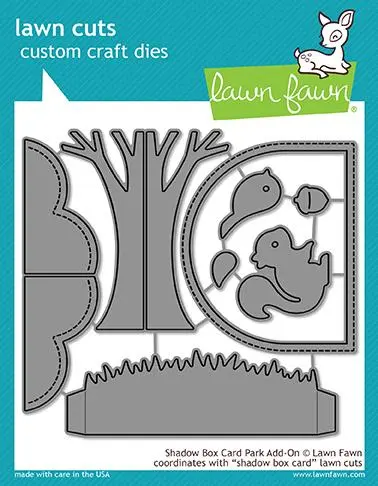 Lawn Fawn - Shadow Box Card Park Add-On