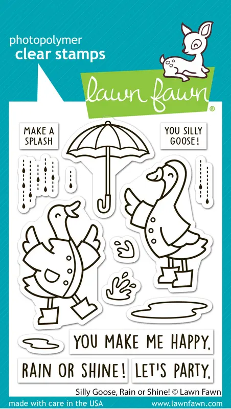 Lawn Fawn - Silly Goose, Rain Or Shine!