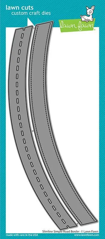 Lawn Fawn - Slimline Simple Road Border