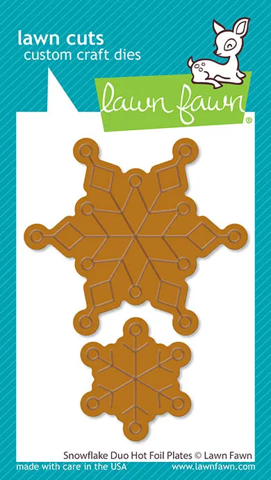 Lawn Fawn - Snowflake Duo Hot Foil Plates