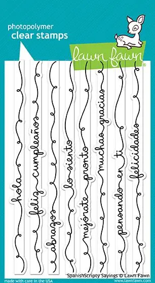 Lawn Fawn - Spanish Scripty Sayings
