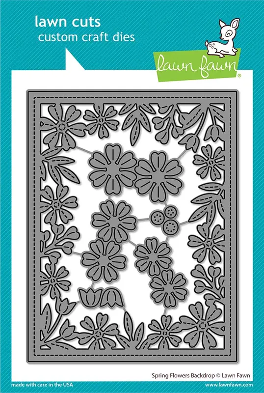 Lawn Fawn - Spring Flowers Backdrop