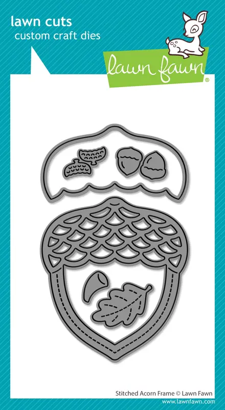 Lawn Fawn - Stitched Acorn Frame