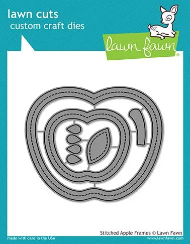 Lawn Fawn - Stitched Apple Frames