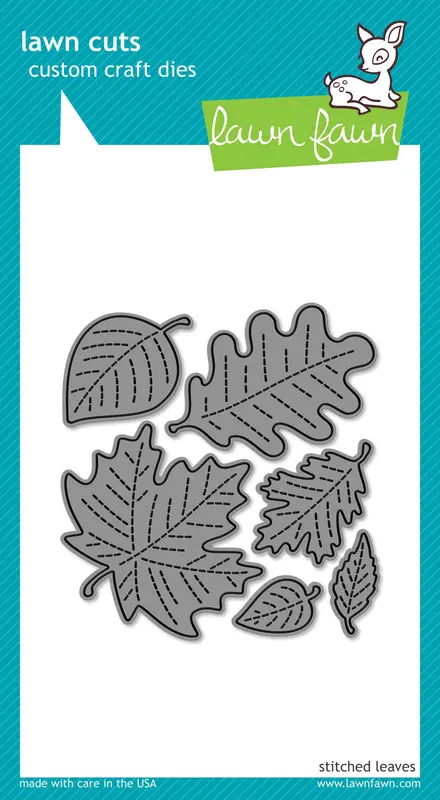 Lawn Fawn - Stitched Leaves