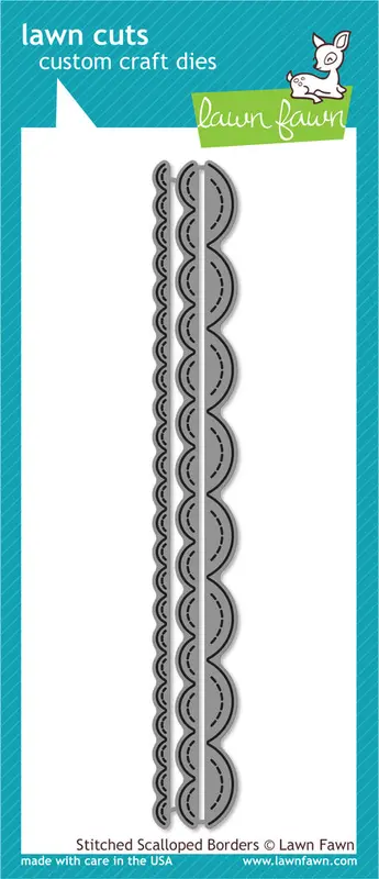 Lawn Fawn - Stitched Scalloped Borders