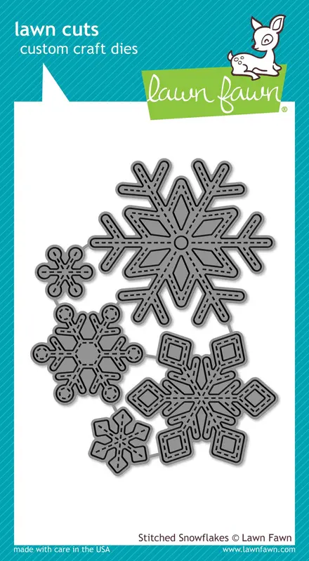 Lawn Fawn - Stitched Snowflakes