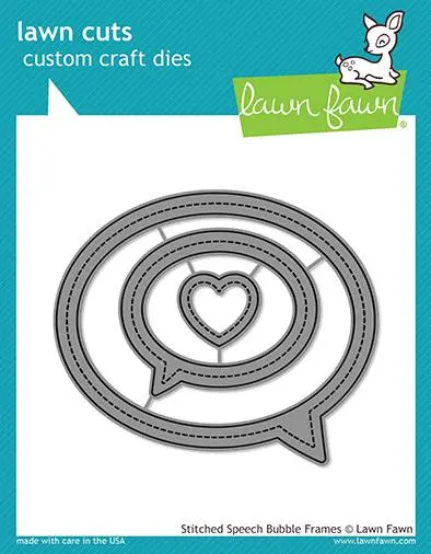Lawn Fawn - Stitched Speech Bubble Frames
