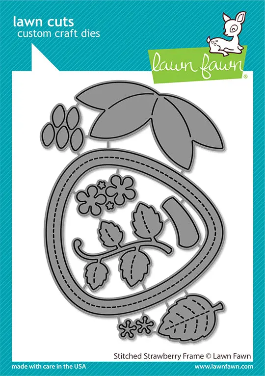 Lawn Fawn - Stitched Strawberry Frame