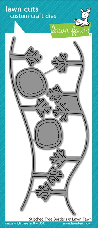 Lawn Fawn - Stitched Tree Borders