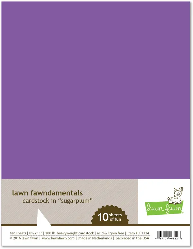 Lawn Fawn - Sugarplum Cardstock