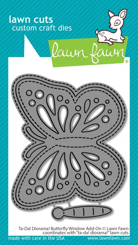 Lawn Fawn - Ta-Da! Diorama! Butterfly Window Add-On