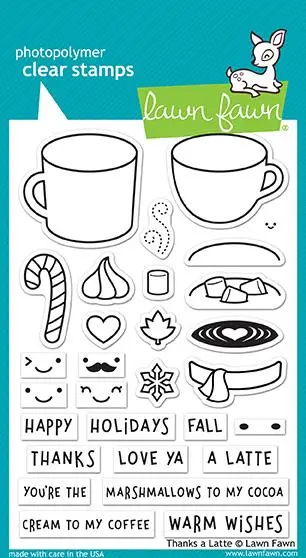Lawn Fawn - Thanks a Latte