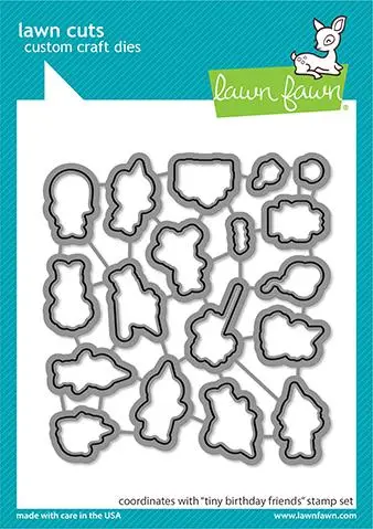 Lawn Fawn - Tiny Birthday Friends - Lawn Cuts