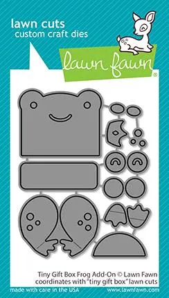 Lawn Fawn - Tiny Gift Box Frog Add-On