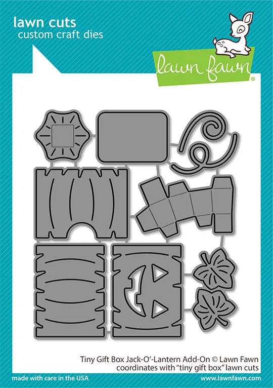 Lawn Fawn - Tiny Gift Box Jack-O'-Lantern Add-On