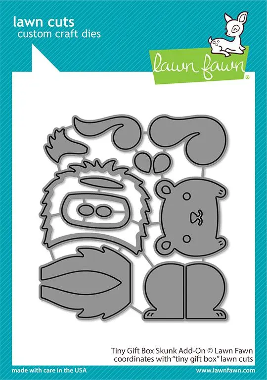 Lawn Fawn - Tiny Gift Box Skunk Add-On