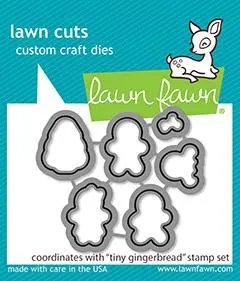 Lawn Fawn - Tiny Gingerbread - Lawn Cuts