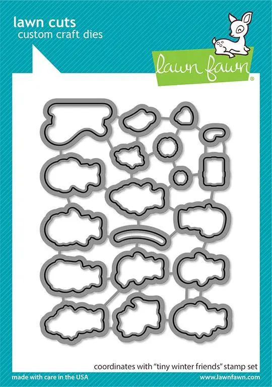 Lawn Fawn - Tiny Winter Friends Lawn Cuts