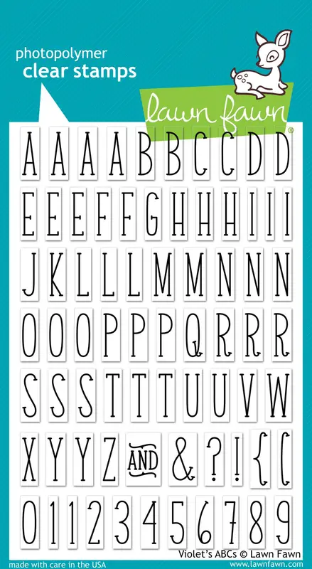 Lawn Fawn - Violet's ABCs
