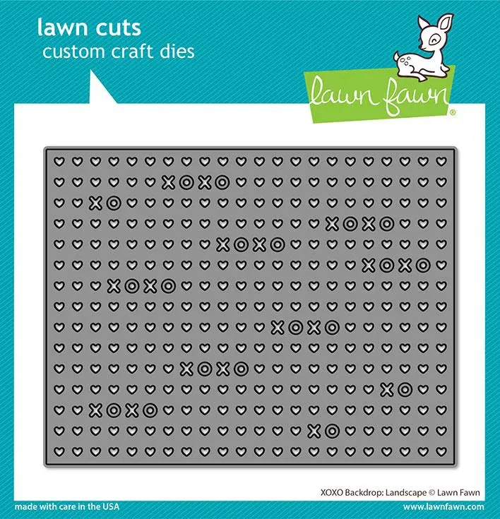 Lawn Fawn - XOXO Backdrop