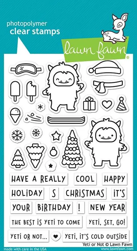 Lawn Fawn - Yeti Or Not