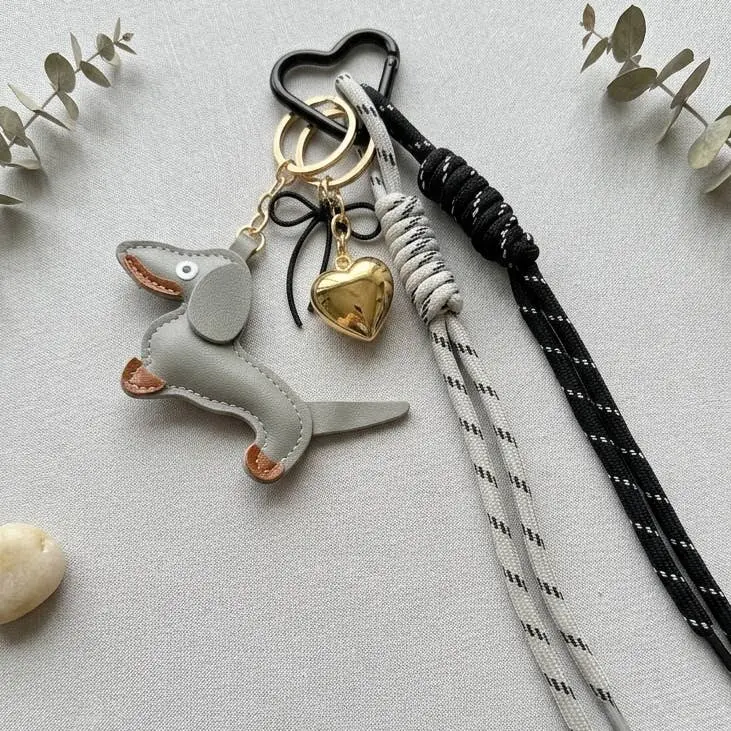 Laya Bag Charm | Grey