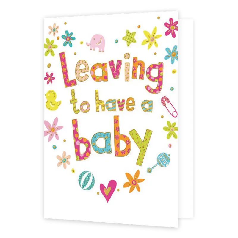 Leaving to have a baby