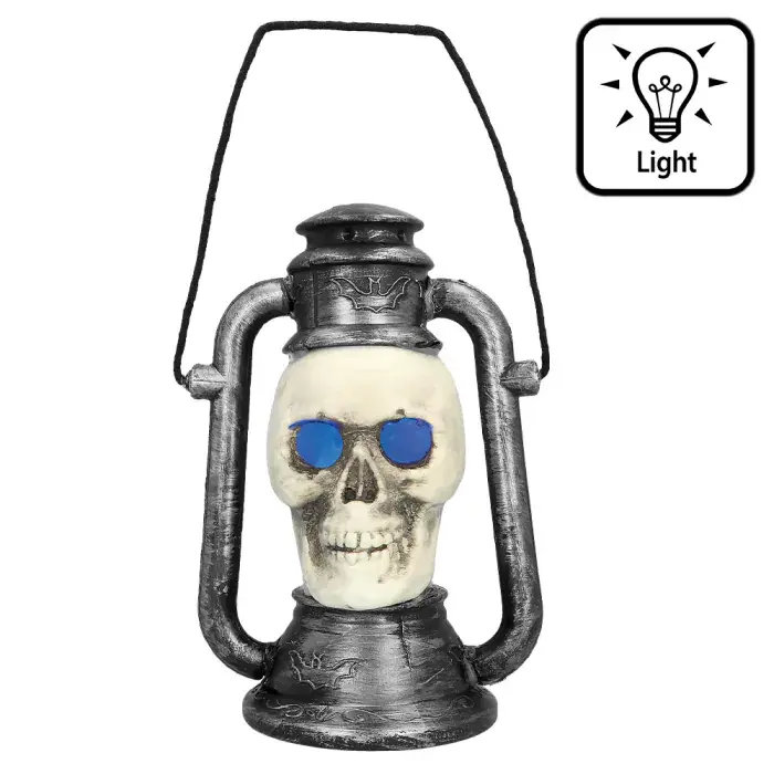 LED decoratie skull lantaarn