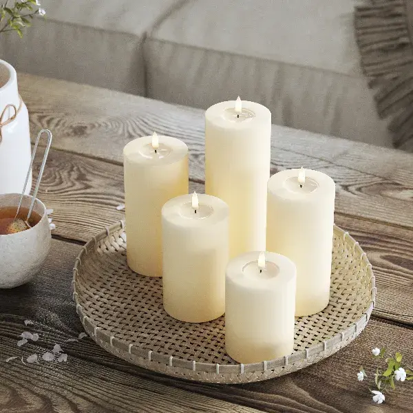 Led kaars creme - Deluxe Homeart